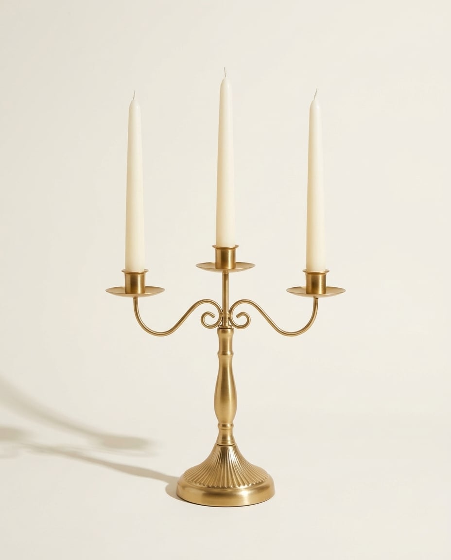 Gold candelabra